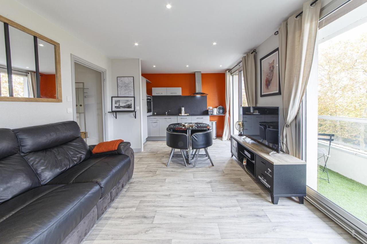 Chic Appartement Vue Sur Parc Au Calme Анже Экстерьер фото